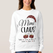 Mimi Claus Geschenk zu Weihnachten Sweatshirt (Vorderseite)