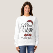 Mimi Claus Geschenk zu Weihnachten Sweatshirt (Vorne ganz)