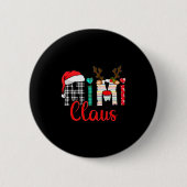 Mimi Claus Reindeer Christmas  Button (Vorderseite)