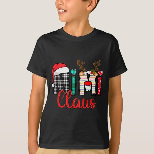 Mimi Claus Reindeer Christmas  T-Shirt (Vorderseite)