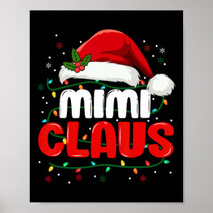 Mimi Claus Weihnachten Weihnachten Weihnachten Wei Poster