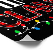 Mimi Claus Weihnachtslichter Matching Family Xmas  Poster (Ecke)