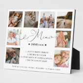 Mimi Definition Script Foto Collage Keepake Fotoplatte (Seite)