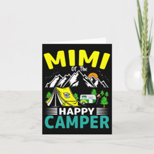 Mimi der Camper Oma 1. Geburtstagsfamilie Cam Karte
