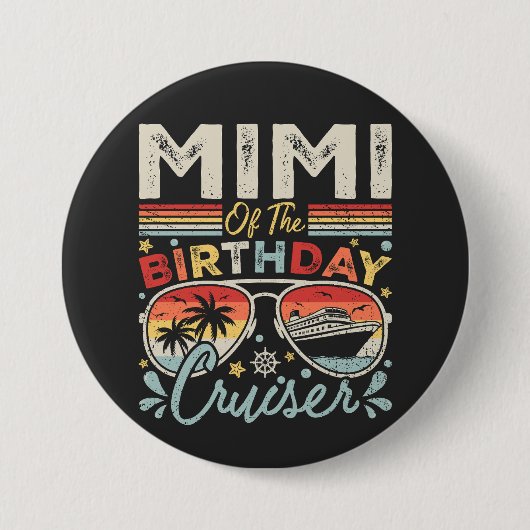 Mimi der Geburtstagsrundfahrt Button (Vorderseite)