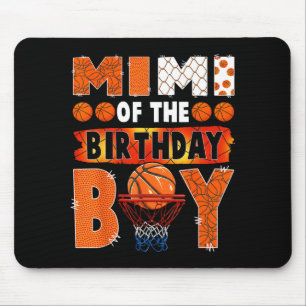 Mimi des geburtstagskindes basketballliebhaber-mat mousepad