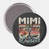Mimi des Geburtstagskreises Magnet (Vorderseite/Rückseite)