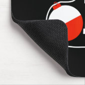 Mimi des großen Fischereijunges zum ersten Geburts Mousepad (Ecke)