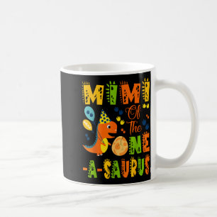 Mimi des One-a-Saurus zum 1. Geburtstag Dinosaurie Kaffeetasse