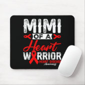 Mimi eines Herzens Krieger Herzerkrankung rotes Ba Mousepad (Mit Mouse)