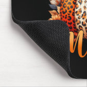 Mimi Erntedank Leopard Pumpkin Sonnenblumencoquet Mousepad (Ecke)