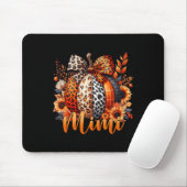 Mimi Erntedank Leopard Pumpkin Sonnenblumencoquet Mousepad (Mit Mouse)