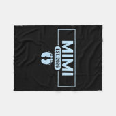 Mimi Est 2026 Baby Ankündigung New Mimi Fleecedecke (Vorderseite (Horizontal))