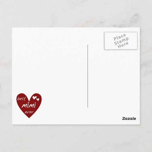 Mimi Ever Tshirts und Geschenke Postkarte (Rückseite)