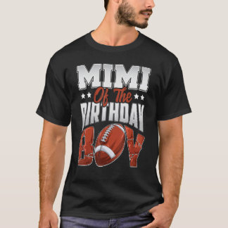 Mimi Football Geburtstag Boy Familie Baller b day  T-Shirt
