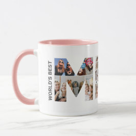 Mimi Foto Collage Letter Cutout Oma Birthday Tasse