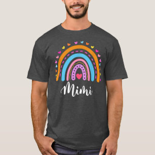 Mimi Geschenke für Oma Niedlich Mimi Regenbogenmüt T-Shirt