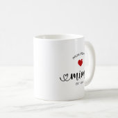 Mimi hat ein neues Oma-Geschenk etabliert Kaffeetasse (VorderseiteRechts)