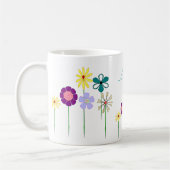 Mimi - helle Blumen für sie Kaffeetasse (Links)