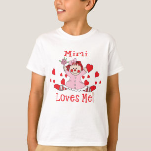Mimi ich der Liebe Lappen-Puppe T-Shirt