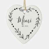 Mimi Jahr Osten. Weihnachtsschmuck Keramik (Rechts)