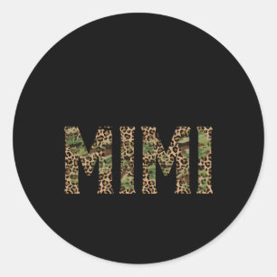 Mimi Leopard Oma Mimi von Mimi Runder Aufkleber