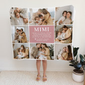 Mimi Letter Custom Personalisiert Fleece Blanket
