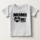 Mimi Lieben Baby T-shirt (Vorderseite)