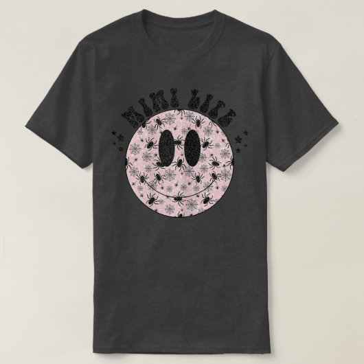 Mimi Life Ghost Spooky Gesicht, Halloween Mim T-Shirt (Design vorne)