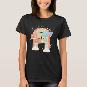 Mimi Mama 2. Geburtstag Regenbogen 2 Groovy 2. T-Shirt