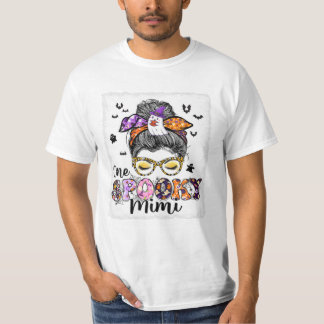 Mimi Messy Bun Halloween T-Shirt