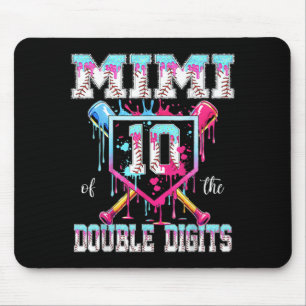 Mimi mit den doppelten Ziffern 10. Geburtstag Jung Mousepad