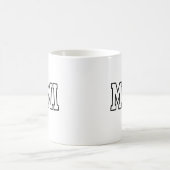 Mimi Name Typography Design Kaffeetasse (Mittel)