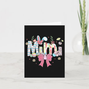 Mimi Oaster Coquette Bow Happy Oaster Bunny Rabbit Karte