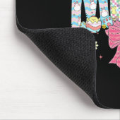 Mimi Oaster Coquette Bow Happy Oaster Bunny Rabbit Mousepad (Ecke)