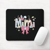 Mimi Oaster Coquette Bow Happy Oaster Bunny Rabbit Mousepad (Mit Mouse)