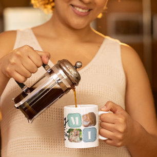Mimi Oma Foto-Collage Zitat Kaffeetasse