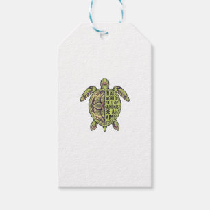 Mimi Oma Meeresschildkröte Vintage Blumen Shirt De Geschenkanhänger