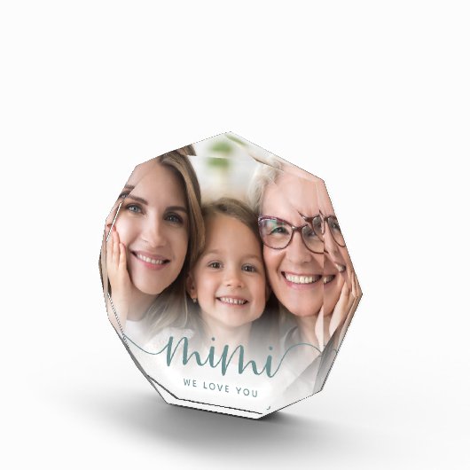 Mimi Oma Script Overlay Fotoblock (Rechts)