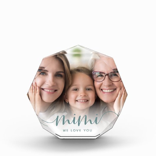 Mimi Oma Script Overlay Fotoblock (Vorderseite)