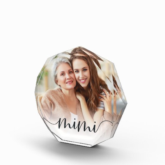Mimi Oma Script Overlay Fotoblock (Rechts)
