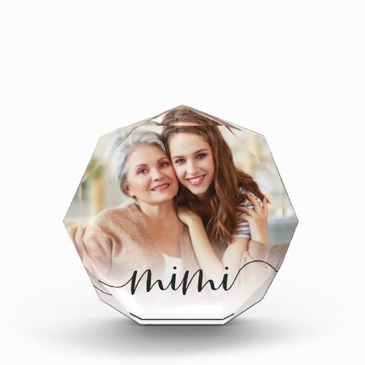 Mimi Oma Script Overlay Fotoblock (Vorderseite)