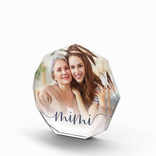 Mimi Oma Script Overlay Fotoblock (Rechts)