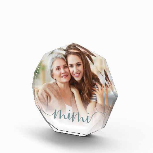 Mimi Oma Script Overlay Fotoblock (Rechts)