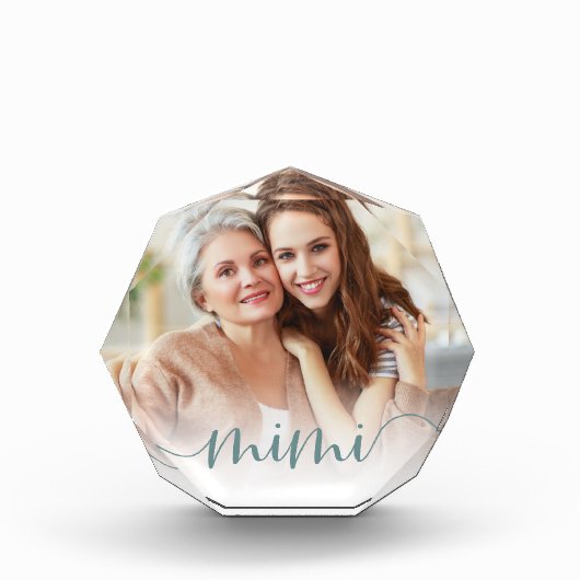 Mimi Oma Script Overlay Fotoblock (Vorderseite)