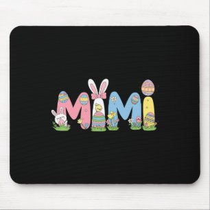 Mimi Ostern Kokette Schleife Frohe Ostern Hase Kan Mousepad