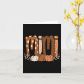 Mimi Pumpkin Halloween Erntedank Oma Fall L Karte (Gelbe Blume)