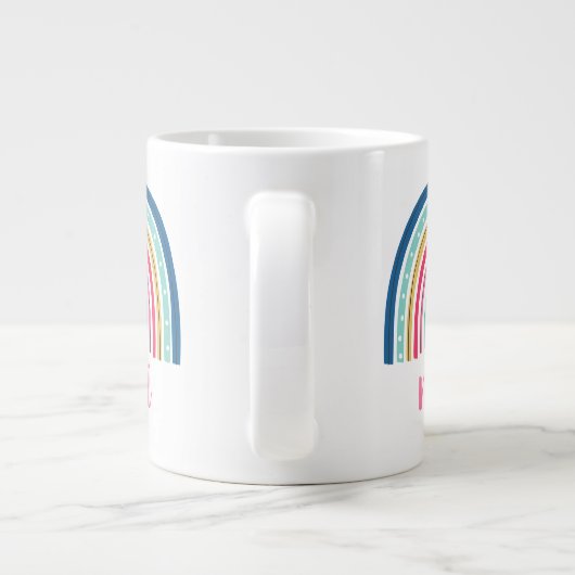 Mimi Rainbow Jumbo-Tasse (Rückseite)