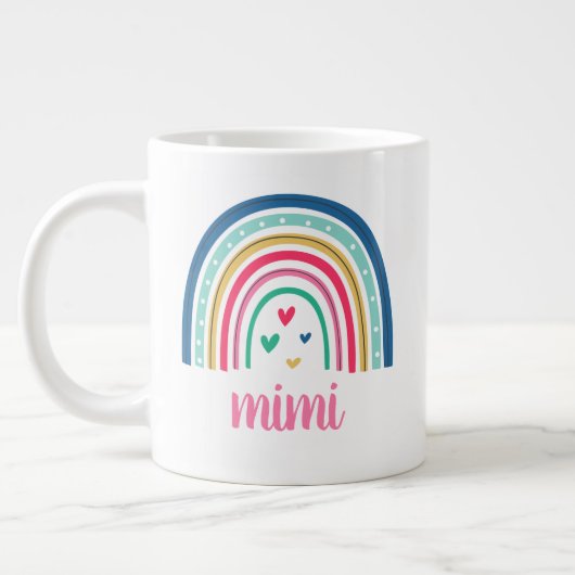Mimi Regenbogen Jumbo-Tasse (Links)