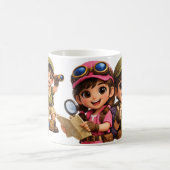 Mimi & Salvo Zwillinge Mädchen & Junge Kaffeetasse (Mittel)